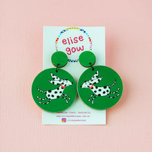 Load image into Gallery viewer, Jumping Dalmation - Handmade Earrings
